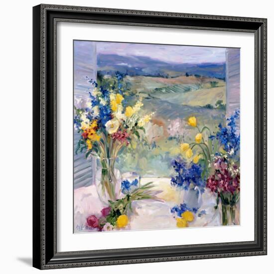 Tuscany Floral-Allayn Stevens-Framed Premium Giclee Print