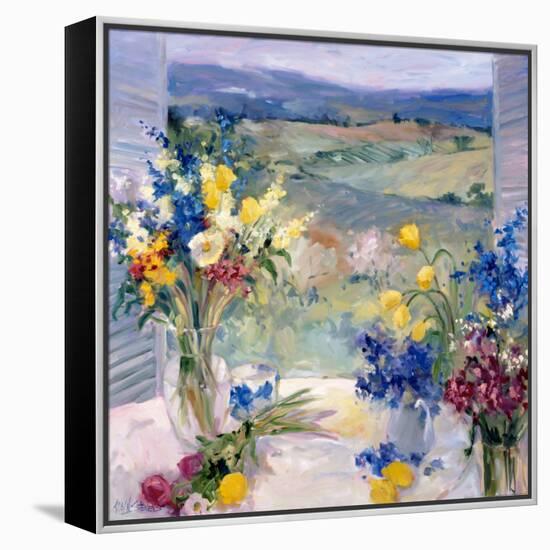 Tuscany Floral-Allayn Stevens-Framed Stretched Canvas