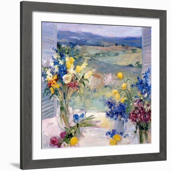 Tuscany Floral-Allayn Stevens-Framed Art Print