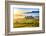 Tuscany Foggy Landscape at Sunrise, Italy-sborisov-Framed Photographic Print