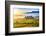 Tuscany Foggy Landscape at Sunrise, Italy-sborisov-Framed Photographic Print