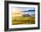 Tuscany Foggy Landscape at Sunrise, Italy-sborisov-Framed Photographic Print