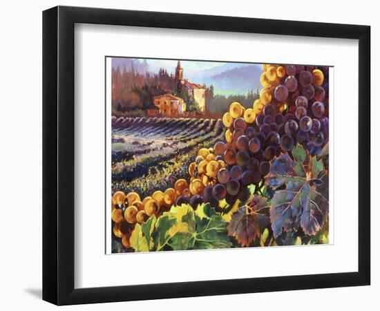 Tuscany Harvest-Clif Hadfield-Framed Art Print