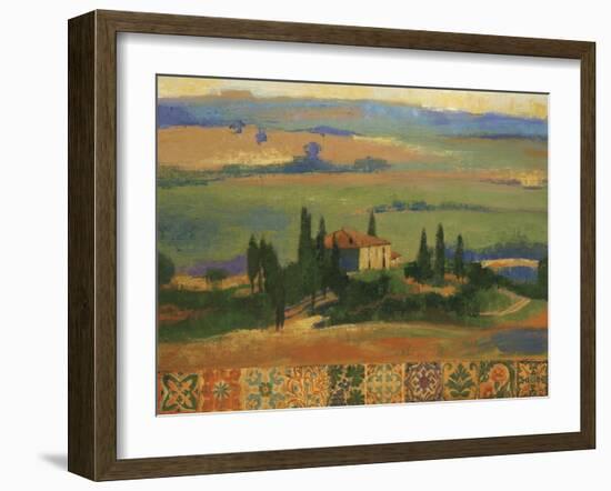 Tuscany Hills-Liz Jardine-Framed Art Print