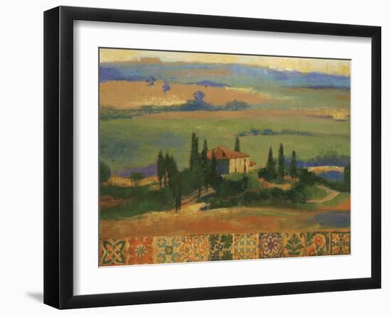 Tuscany Hills-Liz Jardine-Framed Art Print