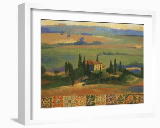 Tuscany Hills-Liz Jardine-Framed Art Print