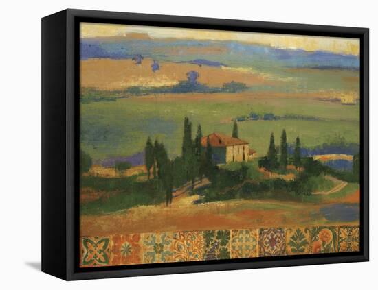 Tuscany Hills-Liz Jardine-Framed Stretched Canvas