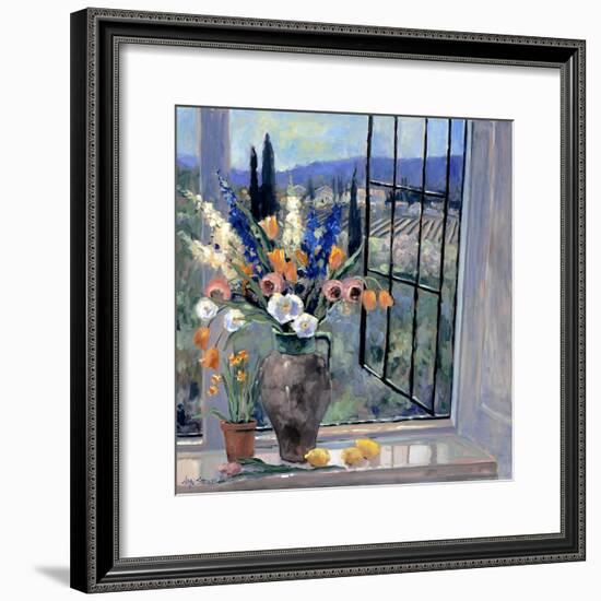 Tuscany Hillside II-Stevens Allayn-Framed Art Print