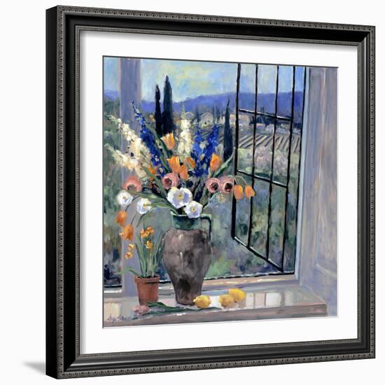 Tuscany Hillside II-Stevens Allayn-Framed Art Print