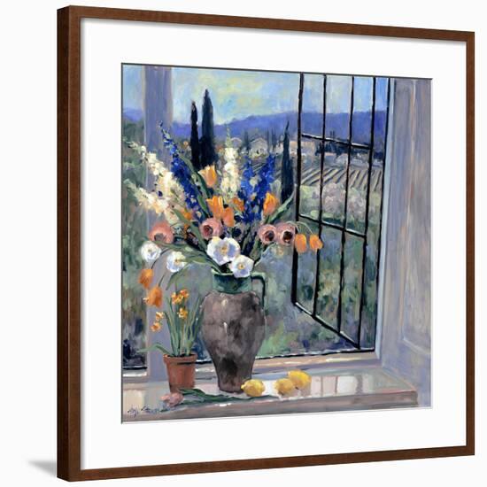 Tuscany Hillside II-Stevens Allayn-Framed Art Print