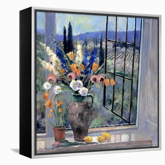 Tuscany Hillside II-Stevens Allayn-Framed Stretched Canvas