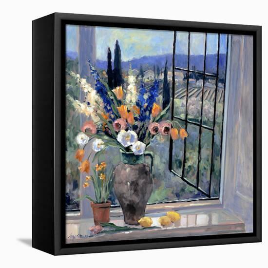 Tuscany Hillside II-Stevens Allayn-Framed Stretched Canvas