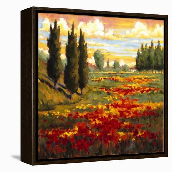 Tuscany in Bloom I-JM Steele-Framed Premier Image Canvas