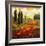 Tuscany in Bloom I-JM Steele-Framed Giclee Print