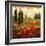 Tuscany in Bloom I-JM Steele-Framed Giclee Print