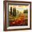 Tuscany in Bloom I-JM Steele-Framed Premium Giclee Print