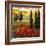 Tuscany in Bloom III-JM Steele-Framed Giclee Print