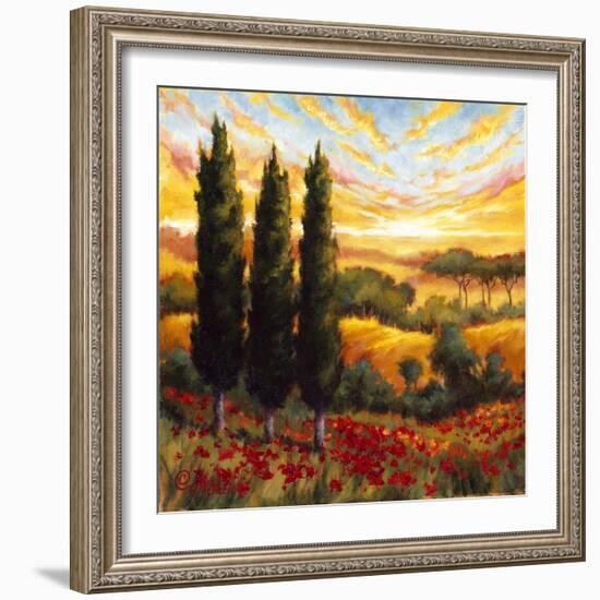 Tuscany in Bloom IV-null-Framed Giclee Print