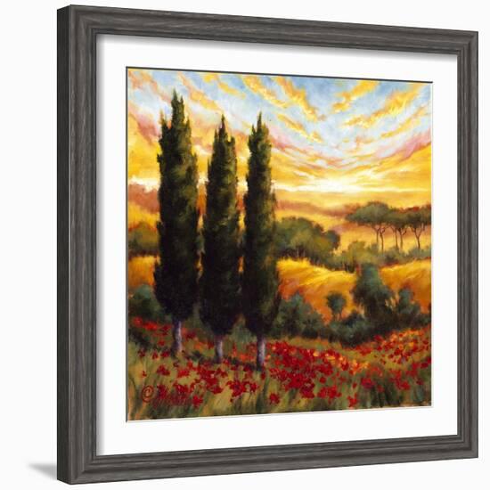 Tuscany in Bloom IV-null-Framed Giclee Print