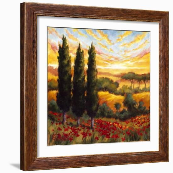 Tuscany in Bloom IV-null-Framed Giclee Print