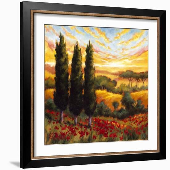 Tuscany in Bloom IV-null-Framed Giclee Print