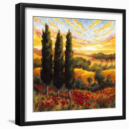Tuscany in Bloom IV-null-Framed Giclee Print