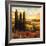 Tuscany in Bloom IV-null-Framed Premium Giclee Print