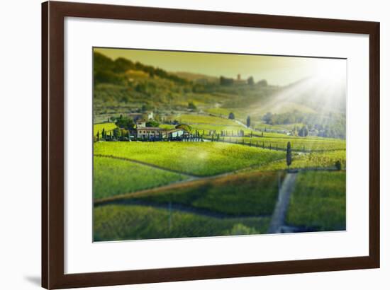 Tuscany Landscape, Italy-cate_89-Framed Photographic Print