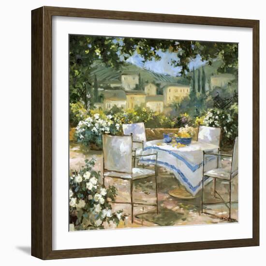 Tuscany Terrace I-Allayn Stevens-Framed Art Print