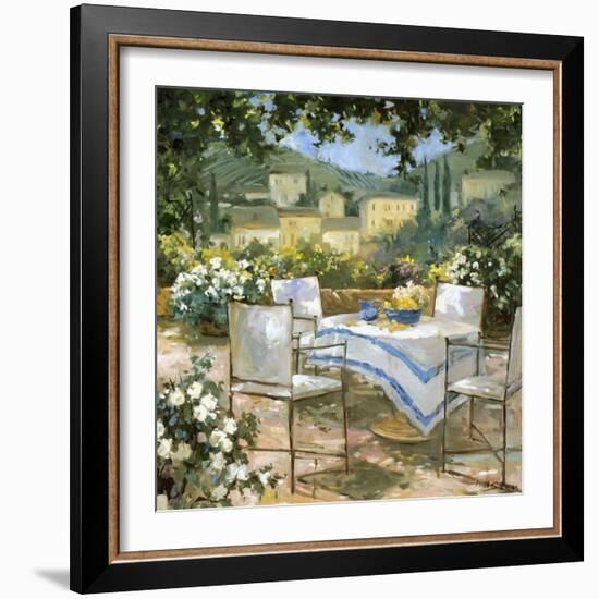 Tuscany Terrace I-Allayn Stevens-Framed Art Print