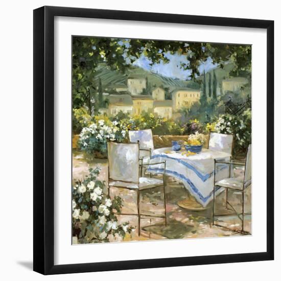 Tuscany Terrace I-Allayn Stevens-Framed Art Print