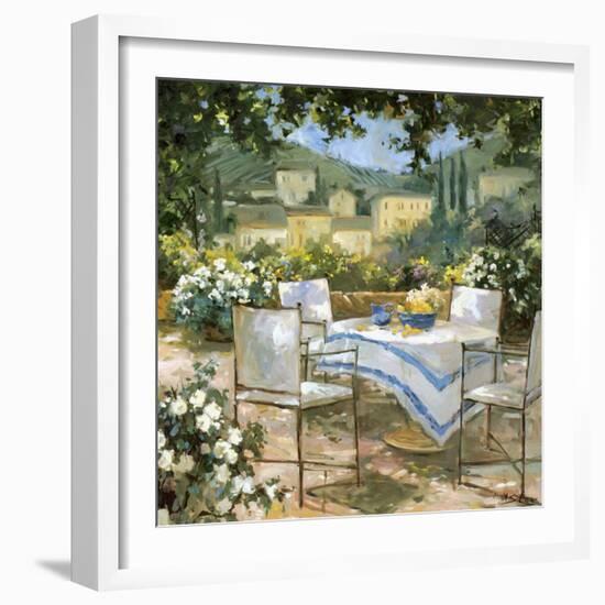 Tuscany Terrace I-Allayn Stevens-Framed Art Print