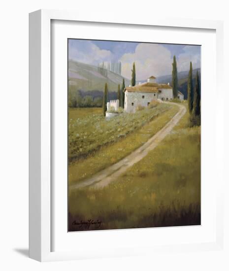 Tuscany Vineyard-Hawley-Framed Giclee Print