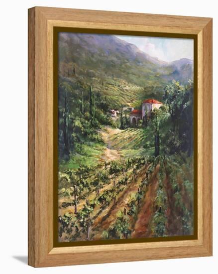 Tuscany Vineyard-Art Fronckowiak-Framed Stretched Canvas