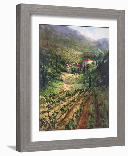 Tuscany Vineyard-Art Fronckowiak-Framed Art Print