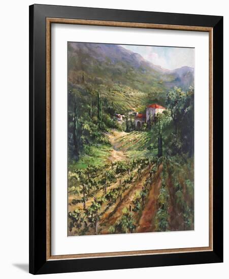 Tuscany Vineyard-Art Fronckowiak-Framed Art Print