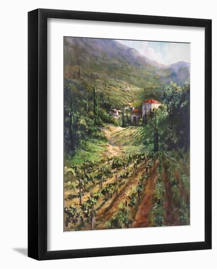 Tuscany Vineyard-Art Fronckowiak-Framed Art Print