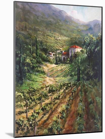 Tuscany Vineyard-Art Fronckowiak-Mounted Art Print