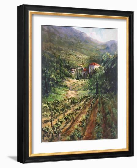 Tuscany Vineyard-Art Fronckowiak-Framed Art Print