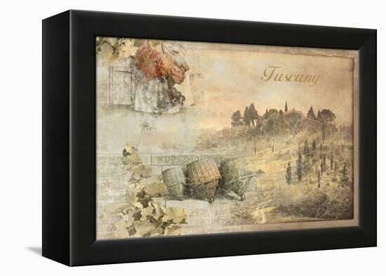 Tuscany-Andrew Michaels-Framed Stretched Canvas