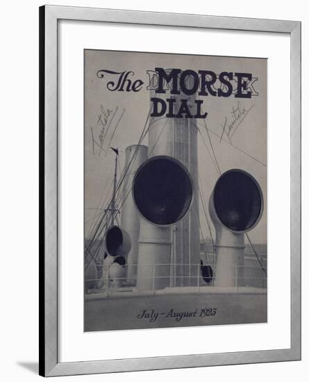 Tusitala, Front Cover of the 'Morse Dry Dock Dial', July-August 1923-null-Framed Giclee Print