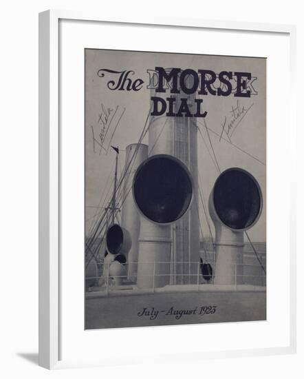 Tusitala, Front Cover of the 'Morse Dry Dock Dial', July-August 1923-null-Framed Giclee Print