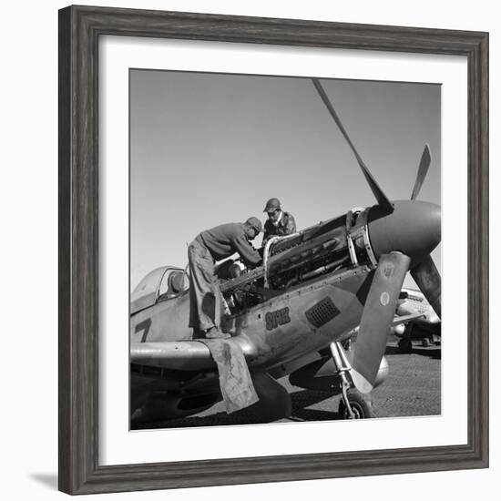 Tuskegee Airmen, 1945-Toni Frissell-Framed Giclee Print