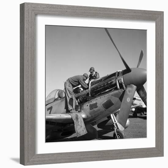 Tuskegee Airmen, 1945-Toni Frissell-Framed Giclee Print