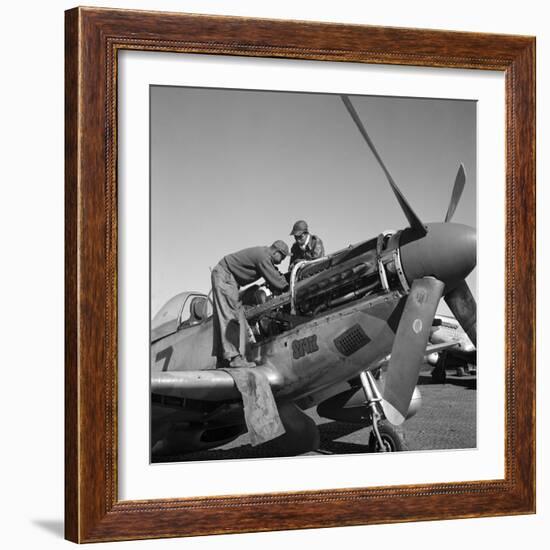 Tuskegee Airmen, 1945-Toni Frissell-Framed Giclee Print