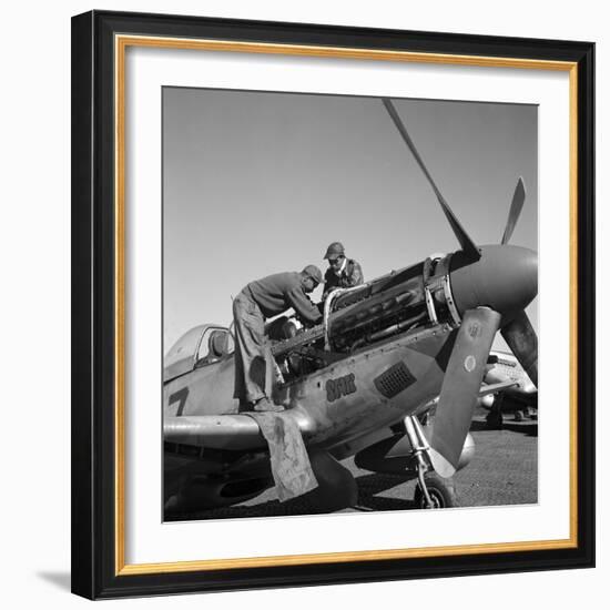 Tuskegee Airmen, 1945-Toni Frissell-Framed Giclee Print