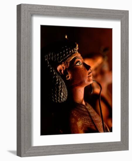 Tut, Tutankhamun, Ushabti, Luxor Museum, New Kingdom, Egypt-Kenneth Garrett-Framed Photographic Print