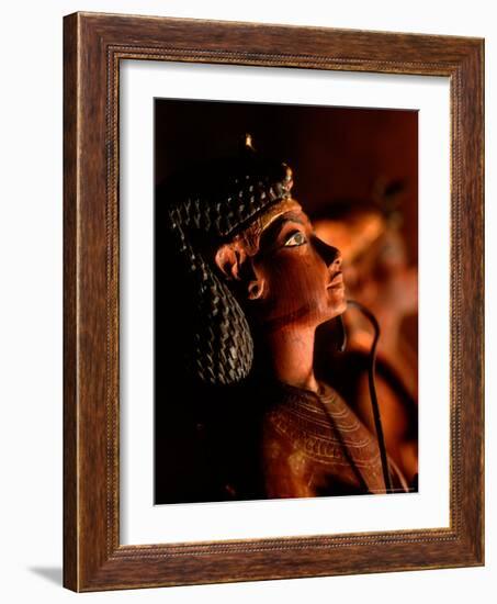 Tut, Tutankhamun, Ushabti, Luxor Museum, New Kingdom, Egypt-Kenneth Garrett-Framed Photographic Print