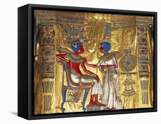 Tutankhamen a Ankhesenamen, Relief, C20 BC-null-Framed Premier Image Canvas