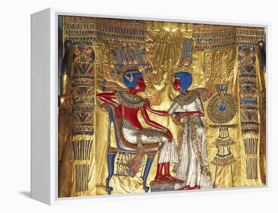 Tutankhamen a Ankhesenamen, Relief, C20 BC-null-Framed Premier Image Canvas